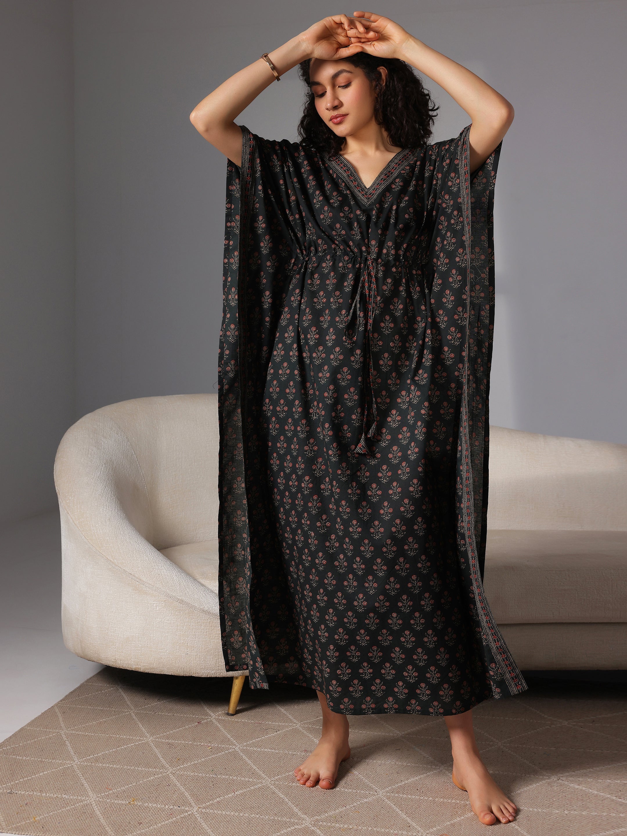 Kaftan night gown best sale