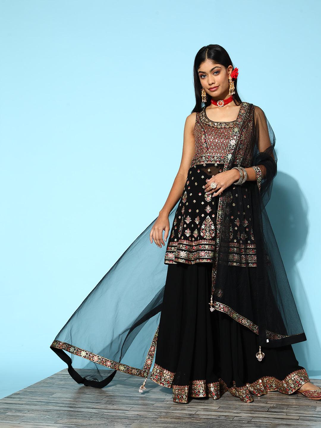 Buy Black Anarkali Suits for Women Online at the Best Price ShopLibas