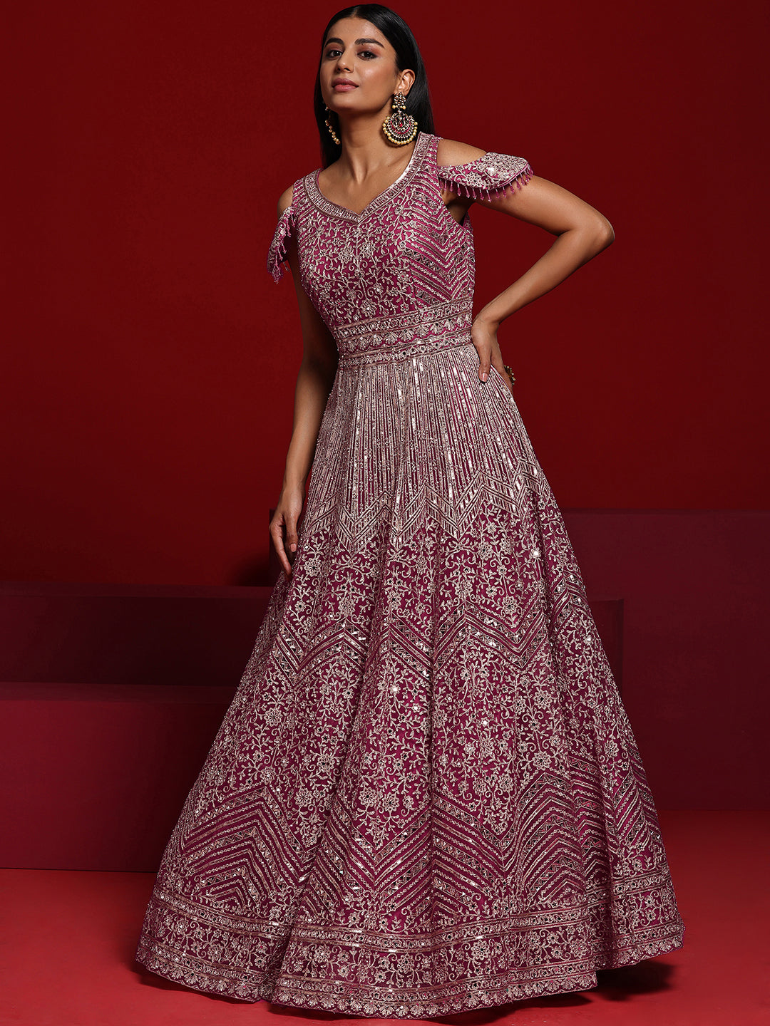 Gown party wear for ladies hotsell