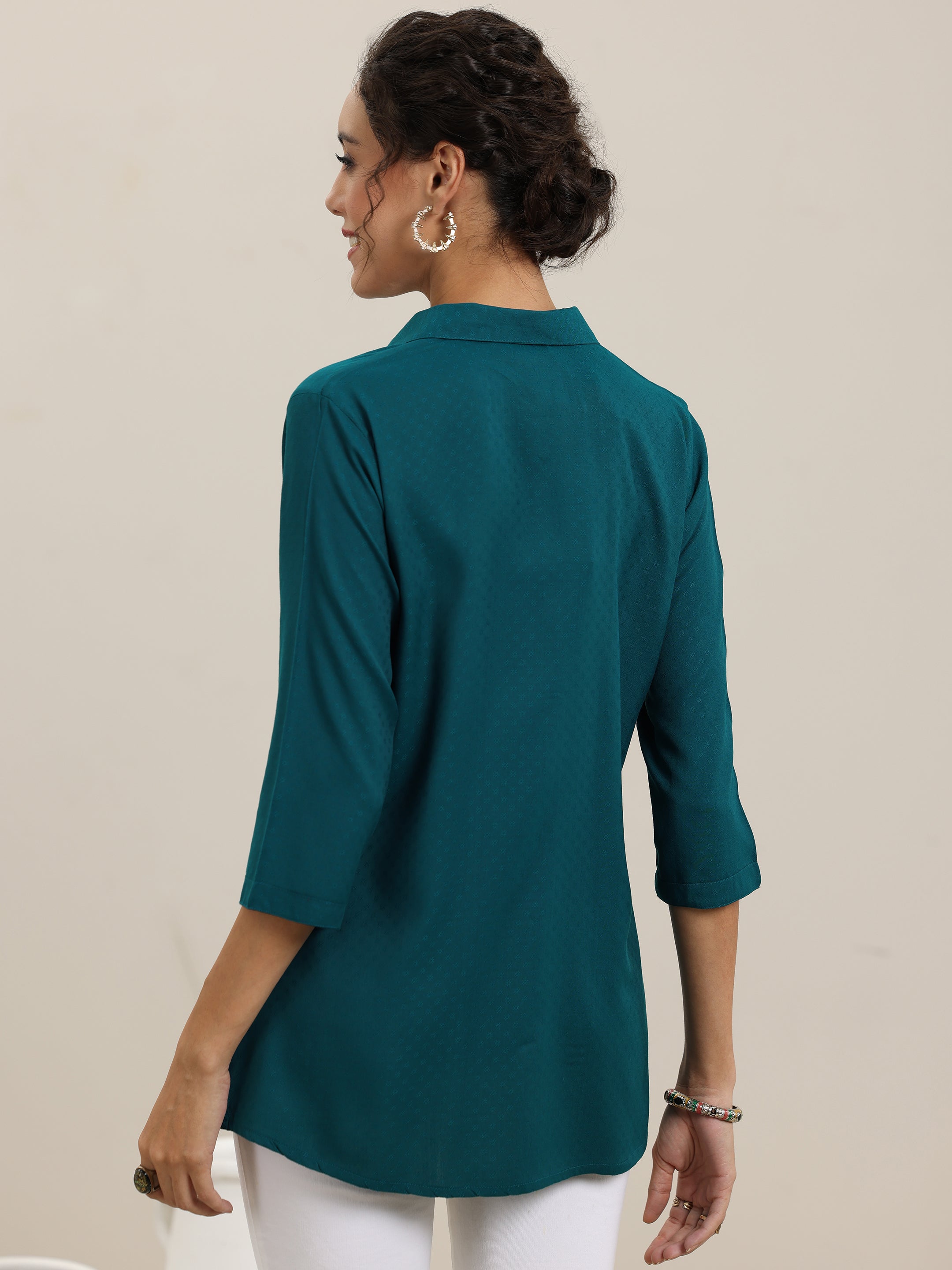 Rama Self Design Rayon Tunic