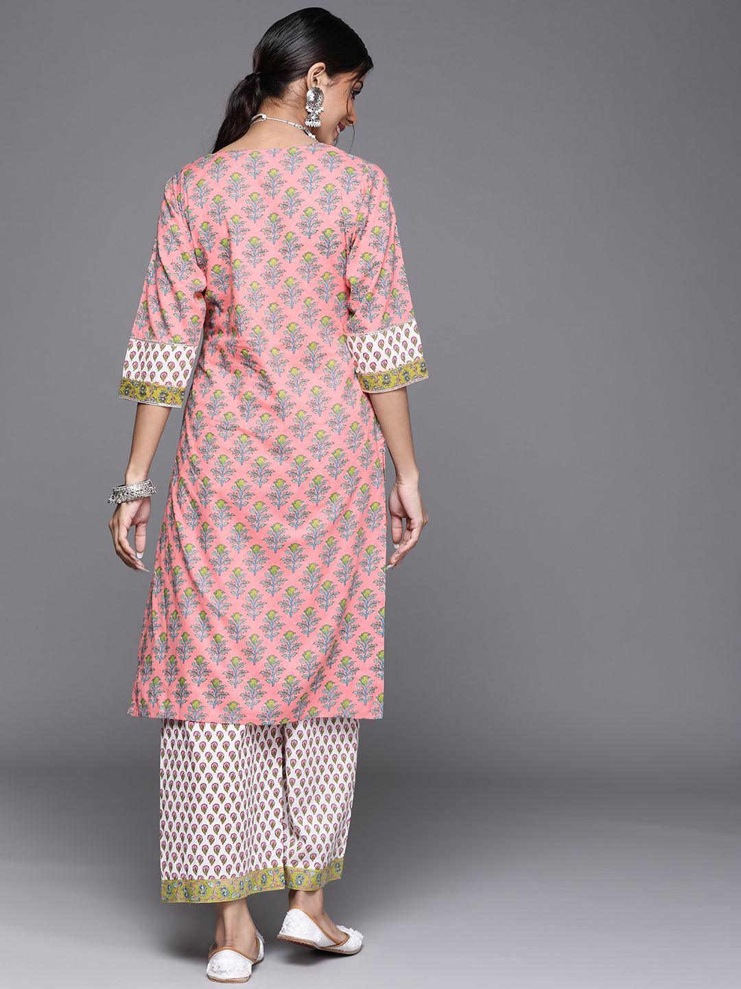 Pink Yoke Design Cotton Kurta - ShopLibas