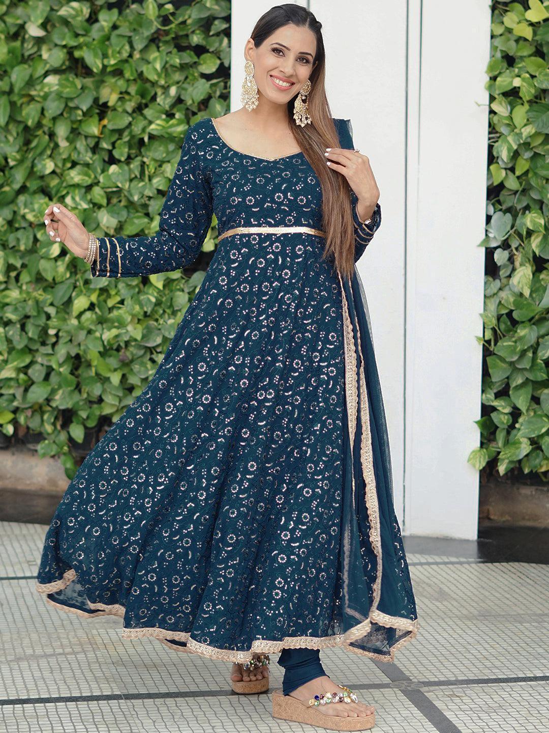 Anarkali tops for ladies best sale