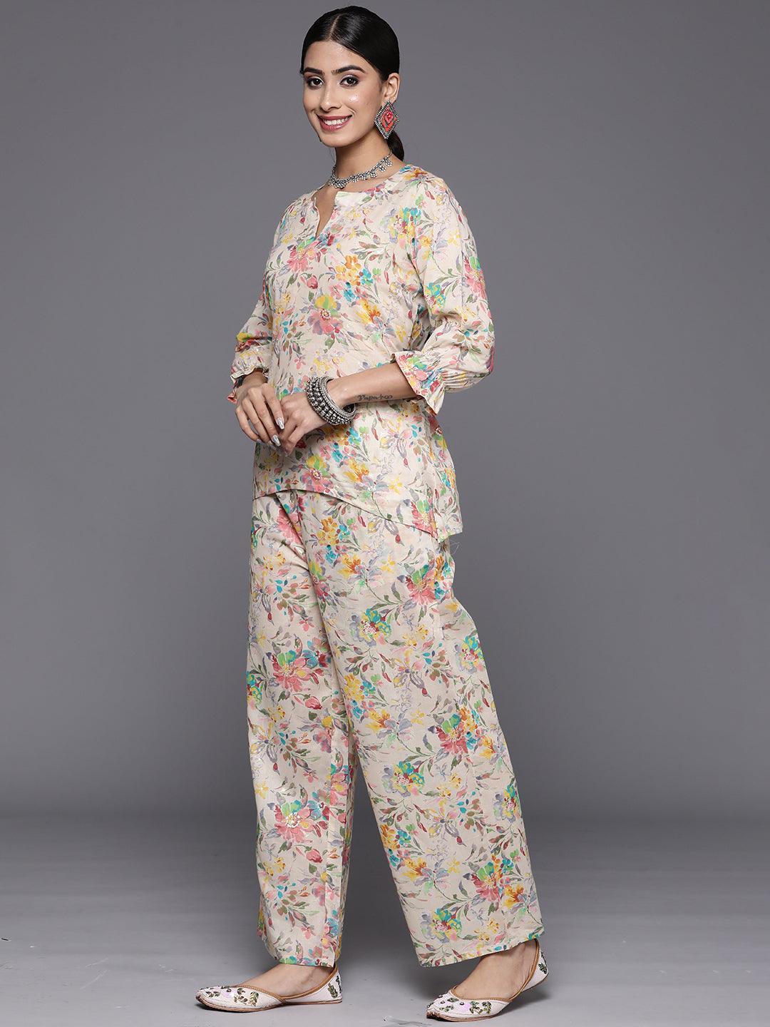 Multi Printed Cotton Co-Ords - ShopLibas