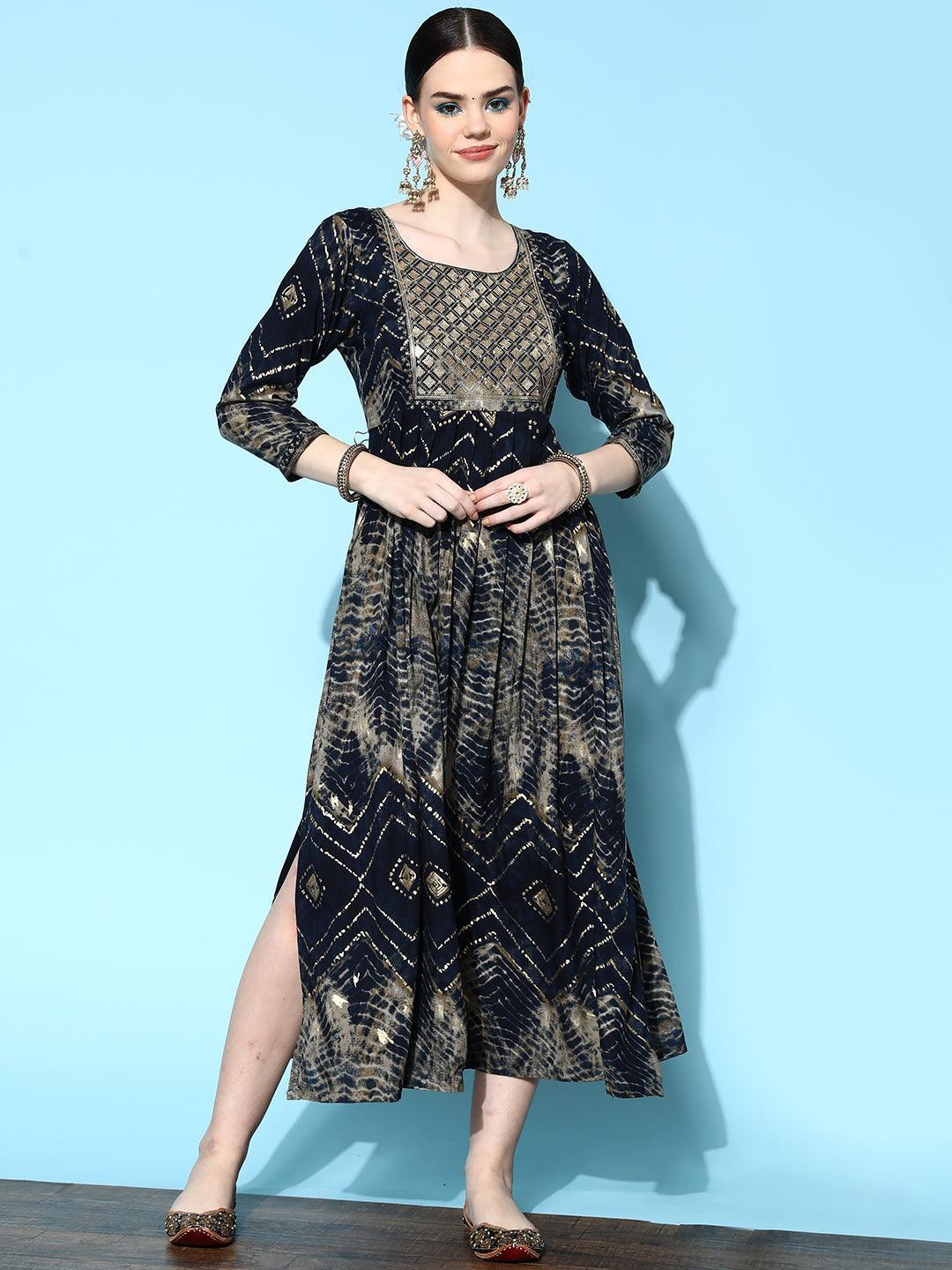 Buy Party Wear One Piece Dresses Online in India Libas ShopLibas